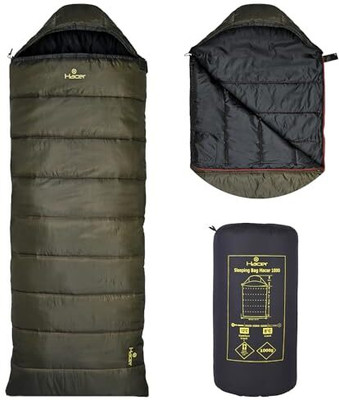 Hacer +8 Degree Winter 210T Polyester Hiking Bags for Adults (7ft,8°C to +12°C) Sleeping Bag