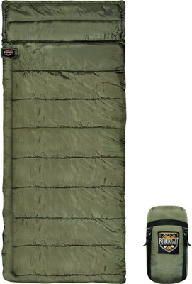 RHINOKraft Premium Light Weight Envelope Design 3 Season Spacious Sleeping Bag(Multicolor)