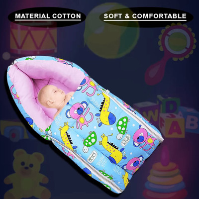 FULESHWAR Baby Sleeping Bag – Soft & Cozy for Newborns Sleeping Bag(Multicolor)