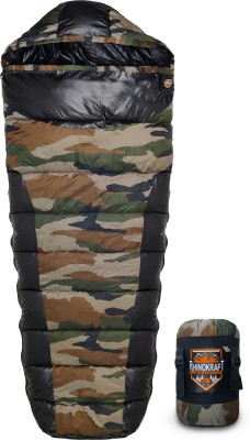 RHINOKraft Tactical | 10 Degree Celsius | 1.4 Kg Weight ! Idea for upto 5.10 Ft Sleeping Bag(Multicolor)