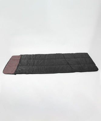 The Dry Cape TrekPro 300 GSM Nylon Sleeping Bag for Adults Sleeping Bag(Black)