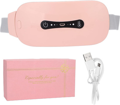 HEMOGARD Portable Cordless Heating Pad for Period Pain 3 Heat Levels and 4 Massage Modes Slimming Machine