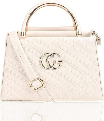 Fadedge White Sling Bag CROSSBODY AND SHOULDER BAG FOR WOMENS AND GIRLS (LGR-001)