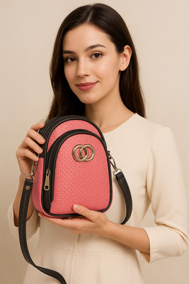 Cult Factory Pink Sling Bag Designer Crossbody Sling Bags for Women Latest Pink Sling Purse for Women