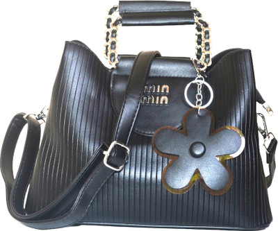 SevenOaks Black Sling Bag Black Bag-01