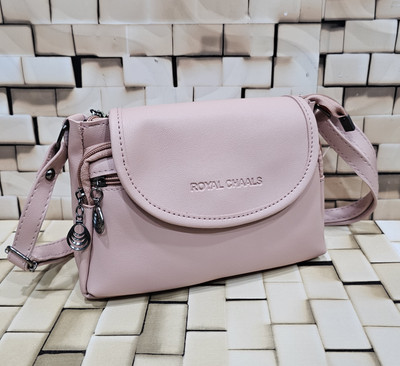house of common Multicolor, Pink Sling Bag SRK HOC