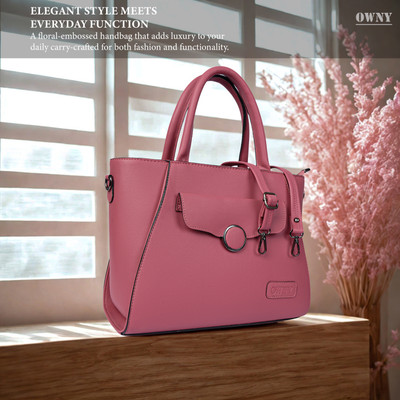 OWNY Pink Shoulder Bag Handbag