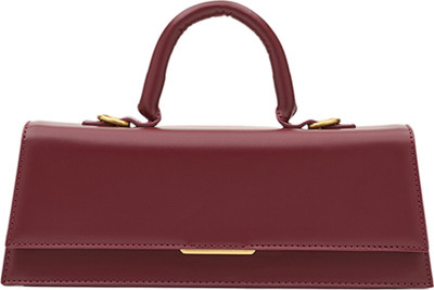 Miraggio Maroon Sling Bag Layla Top Handle Bag For Women