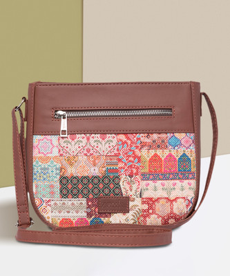 ZOUK Multicolor Sling Bag Kutch Gamthi U Shaped Sling Bag