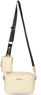 Women Marks White Sling Bag M-32-CREAM