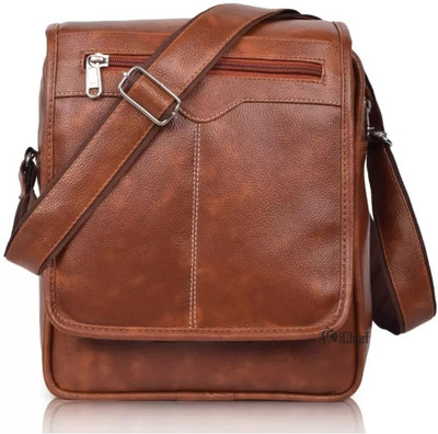 house of common Tan Sling Bag Tan Men Sling Bag - Extra Large_HOC