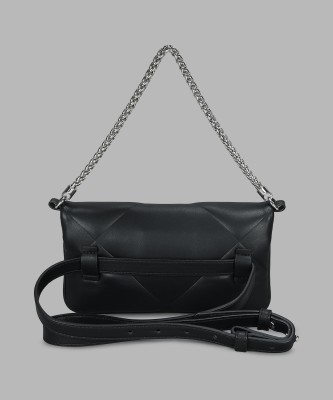 Calvin Klein Black Sling Bag QUILT CROSSBODY BUMBAG