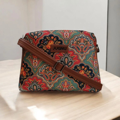 Jugnu Red Sling Bag CHRS_BTM_1.1