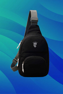 DEZiRE CRAfTS Black Sling Bag Waterproof Travel Sling Bag – Crossbody Shoulder Bag for Men