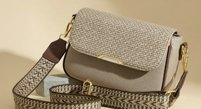 LIZIQI Beige Sling Bag New and Stylish korean Cross body bags