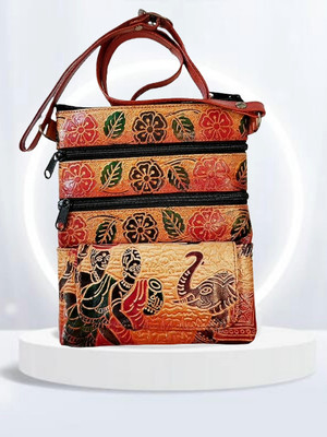 CLASSIQUE Multicolor Sling Bag Shantiniketan(Pack of 10)