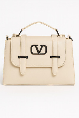 Azka Women White Hand-held Bag