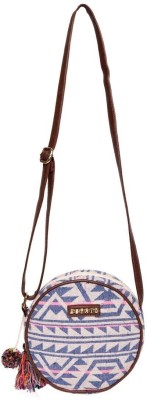 ASTRID Multicolor Sling Bag ROUND SLING WITH POMPOMS