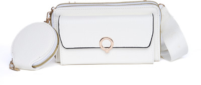 santorini White Sling Bag Vero Women’s Mini Crossbody Bag