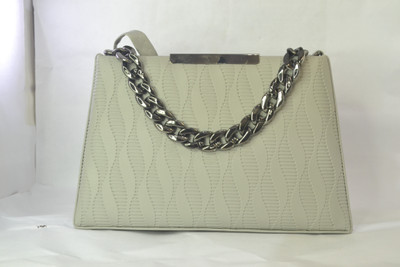 ROGAN Grey Sling Bag Lightweight Regular Use Rexin Zipper Sling Bag for Women
