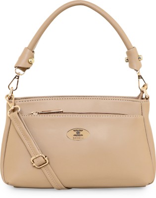 ESBEDA Beige Sling Bag Puller Solid Slingbag