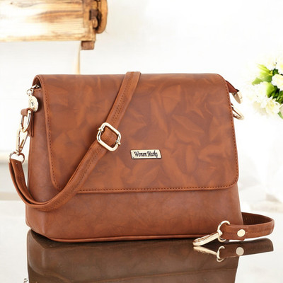 Women Marks Brown Sling Bag BFT-07-FLAP-BROWN