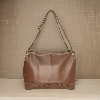 IMARS Maroon Shoulder Bag Classic Brown Sling Perfect For Women & Girls - Croco