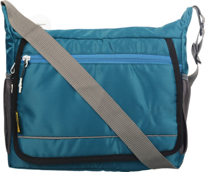 Zadinga Blue Sling Bag Sling Cross Body Travel Office Business Messenger one Side Shoulder Bag