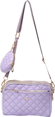 DESENCE Purple Sling Bag Premium Luxary Sling Bag