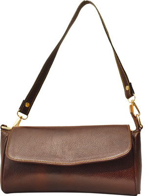 ManatLeather Brown Sling Bag ML-107-Green