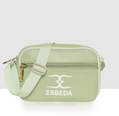 ESBEDA Green Sling Bag Small Boxy Sling Bag