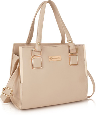 Golden Star Beige Sling Bag Casual Classy Trendy Design Tote Shoulder Crossbody Women Slingbag