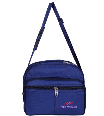 Relic NexGen Blue Messenger Bag Gen Polyester Messenger Bag/Cash Bag for Men and Women Waterproof Sling Bag