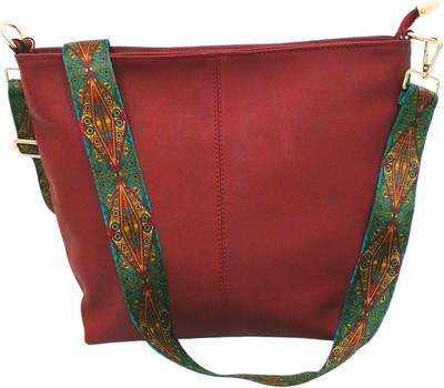 Dakota Maroon Sling Bag STYLISH PU LEATHER BAGS ALONG WITH SLING FOR WOMENS