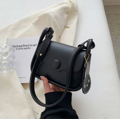 HaveGlam Black Sling Bag Trendy Korean sling bag with long and adjustable handle for women