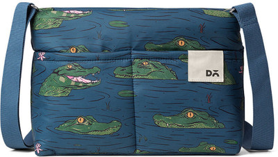 DailyObjects Blue Sling Bag Alligator Retreat Crossbody