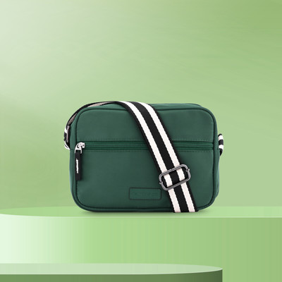 Fastrack Green Sling Bag Solid