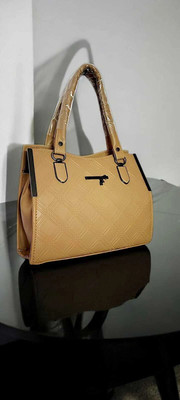 Khushi's collections Tan, Brown Shoulder Bag Tan Brown handbag_001