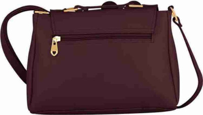 Cleto Maroon Sling Bag CTO MN_BIG_FLOWER_10