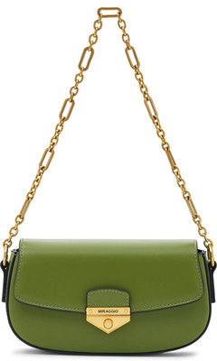 Miraggio Green Shoulder Bag Stylish