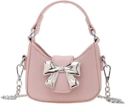Bauge Bags Pink Sling Bag LIL BOW SLAY MINIATURES BAGS