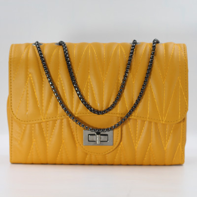 MST impex Yellow Shoulder Bag Elegant Essentials Carryall Shoulder Bag