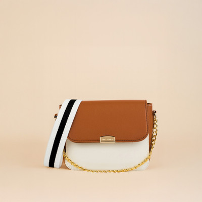 LINO PERROS Tan Sling Bag Avril