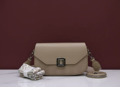 Bridgeway Beige Sling Bag BEIGE PU LEATHER