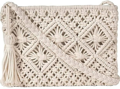 RAKANO White Sling Bag Sling Bags Tote Bag, Mobile Pouch, KitFor Girls Women's Handmade Bags