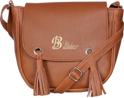 blubags Tan Sling Bag J2 Brown Sling Bag_22