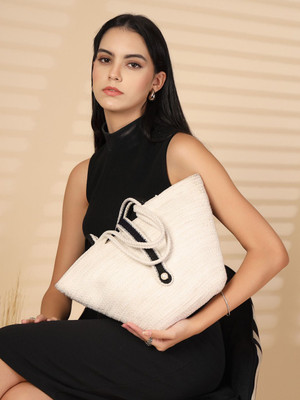ENSAC Beige Tote JUTEROPE-TOTE-BOATPEARL