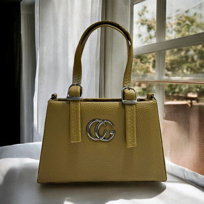 Skorpio Khaki Sling Bag Women Sling Bag with Handle