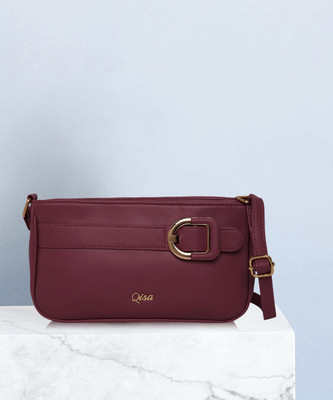 Qisa By Lavie Maroon Sling Bag Zay