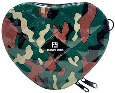 SS Collection Blue Sling Bag Cute Heart Shape Sling Bags with Strap Crossbody Side Purse For Girls